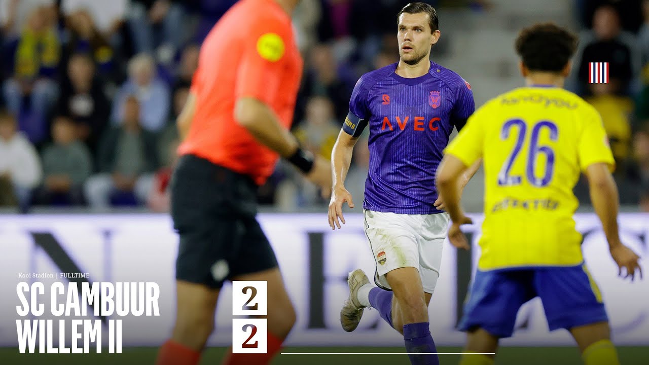 Highlights // SC Cambuur - Willem II // 2-2