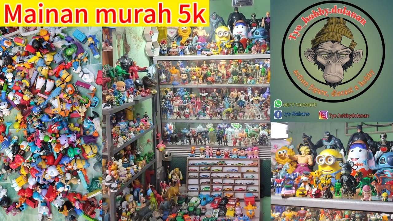 Pasar loak kebayoran lama | Yang sayang anak disini bertabur mainan murah, harga mulai dari 5k ‼️