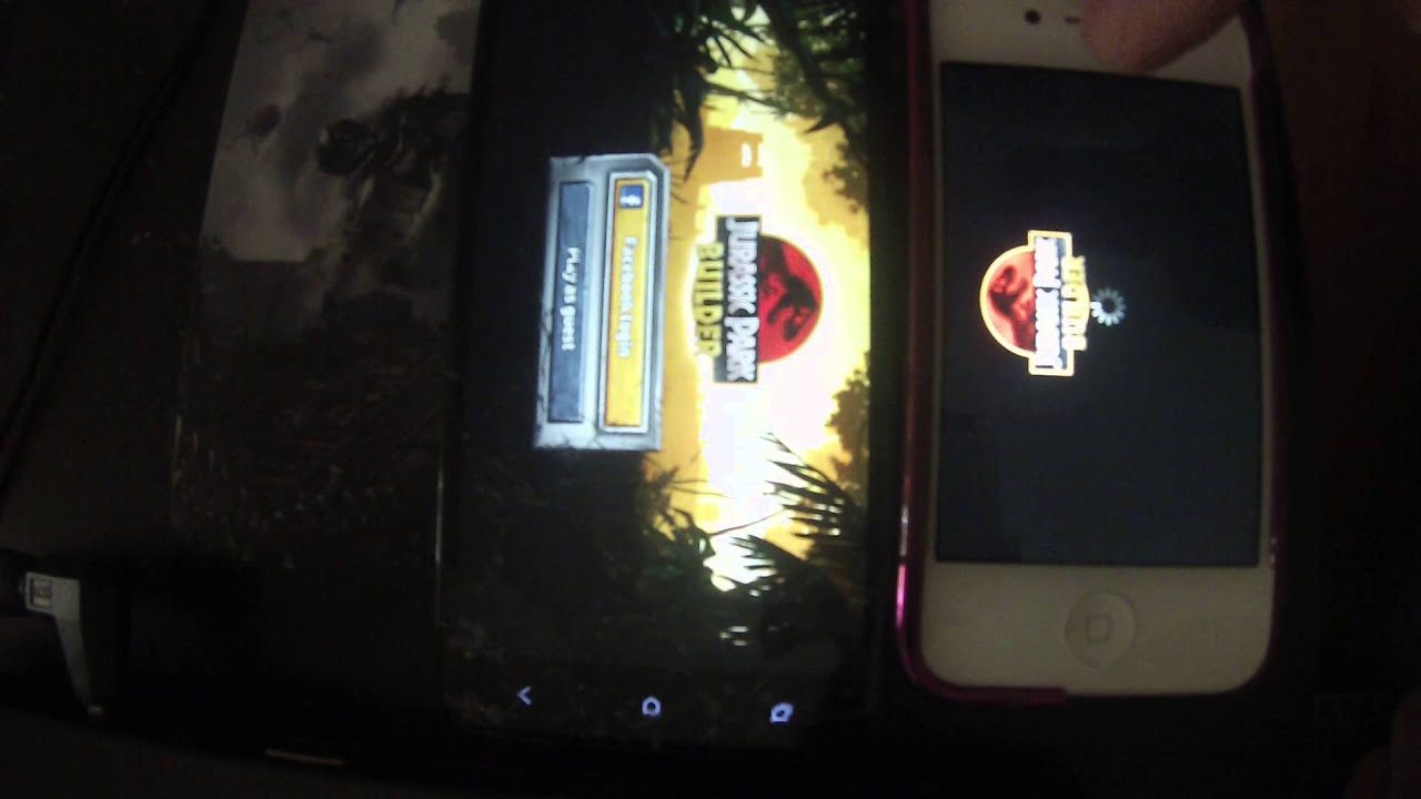 iPhone 4 w/ ios 7 vs smashed droid dna