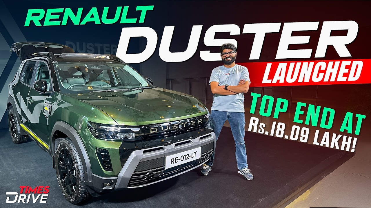 Renault Duster Launched in India | Size, Price, Engine Specs and More | Times Drive
