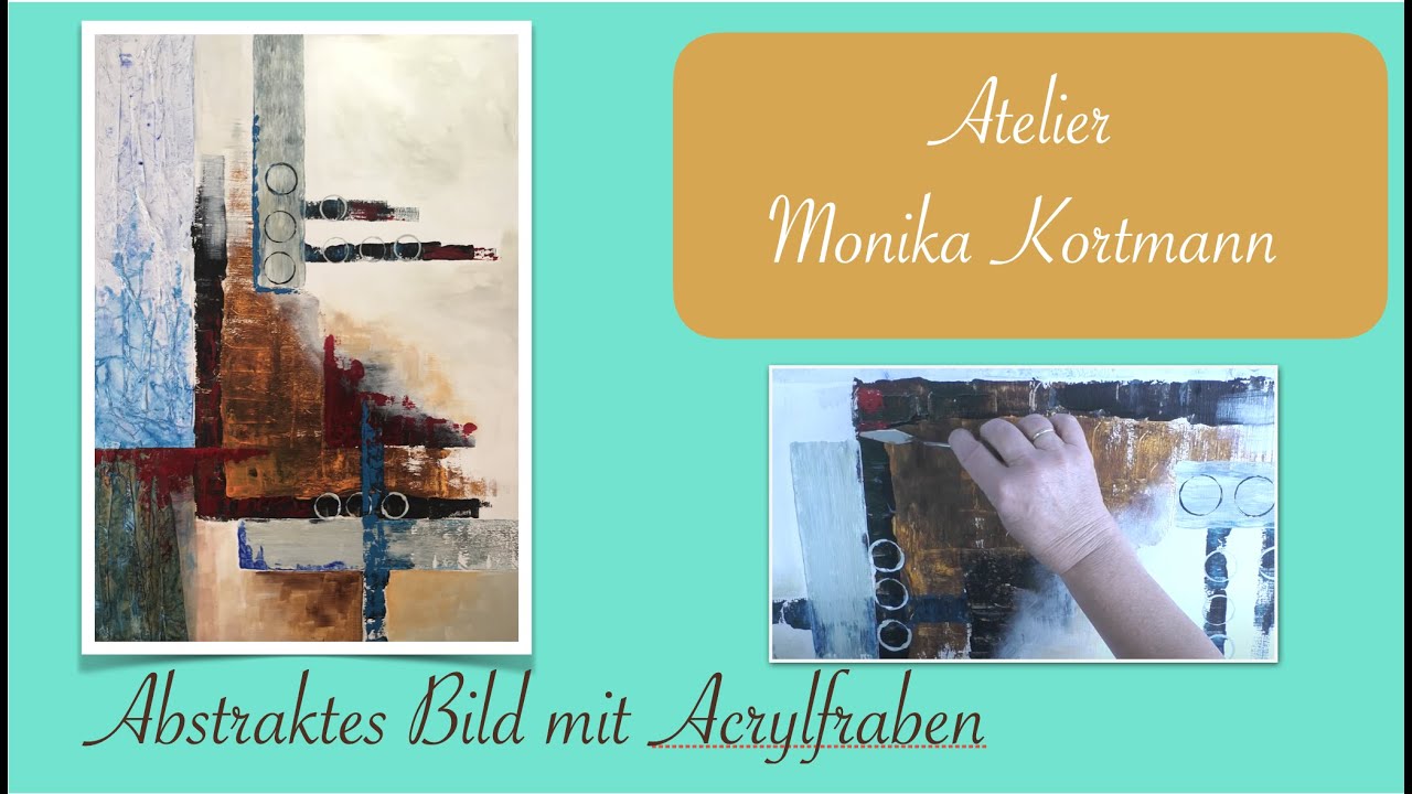 Abstraktes Bild mit geometrichen Figuren/Abstract image with geometric figures