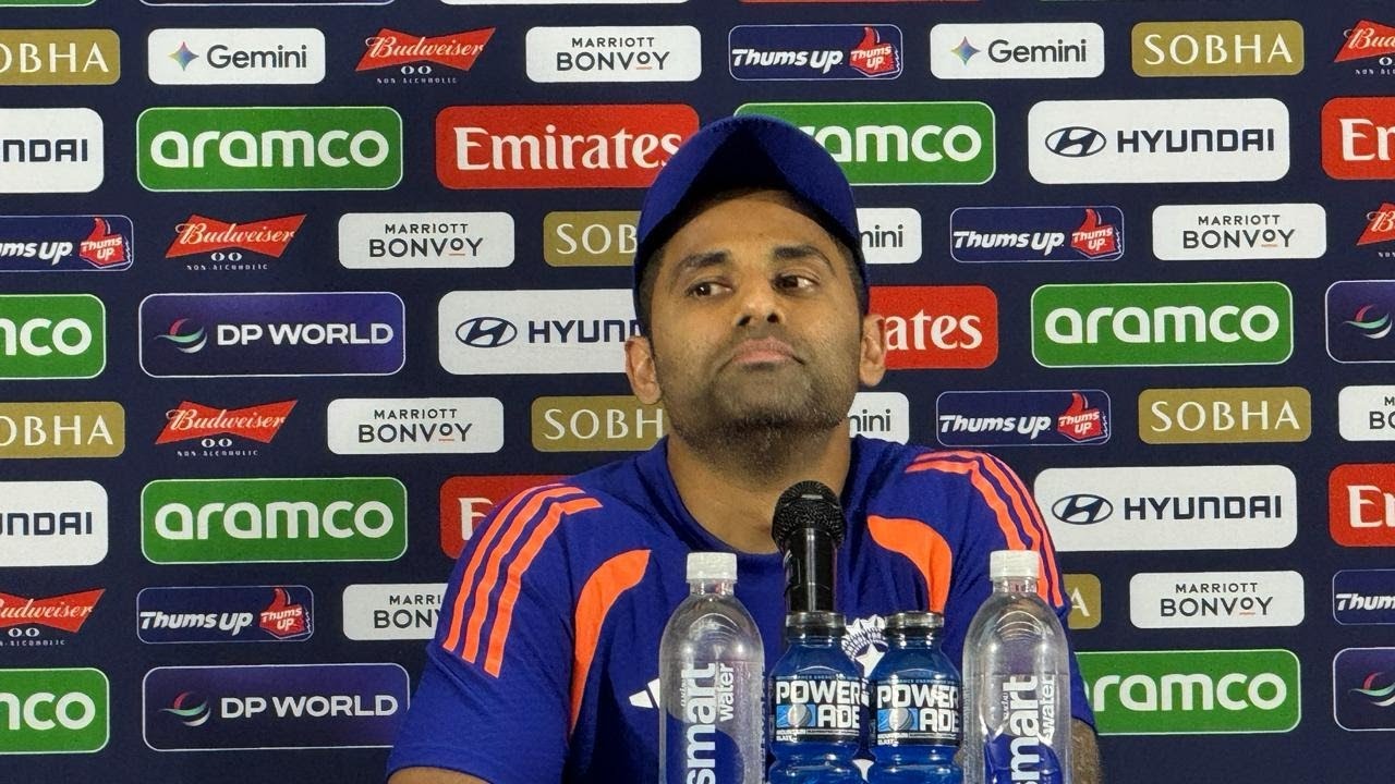 SURYAKUMAR YADAV PRESS CONFERENCE: BIG STATEMENT ON SANJU SAMSON, ABHISHEK SHARMA FORM, PITCH, MORE