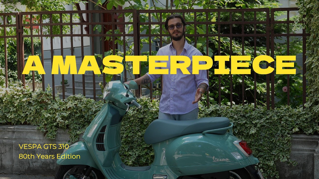 Я купил новый скутер Vespa GTS 310 80th Anniversary. Стоит ли он своих денег?