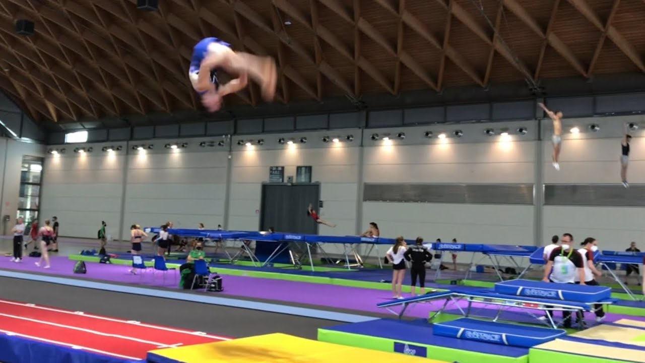 Warm-up for the European Championships team final 2022