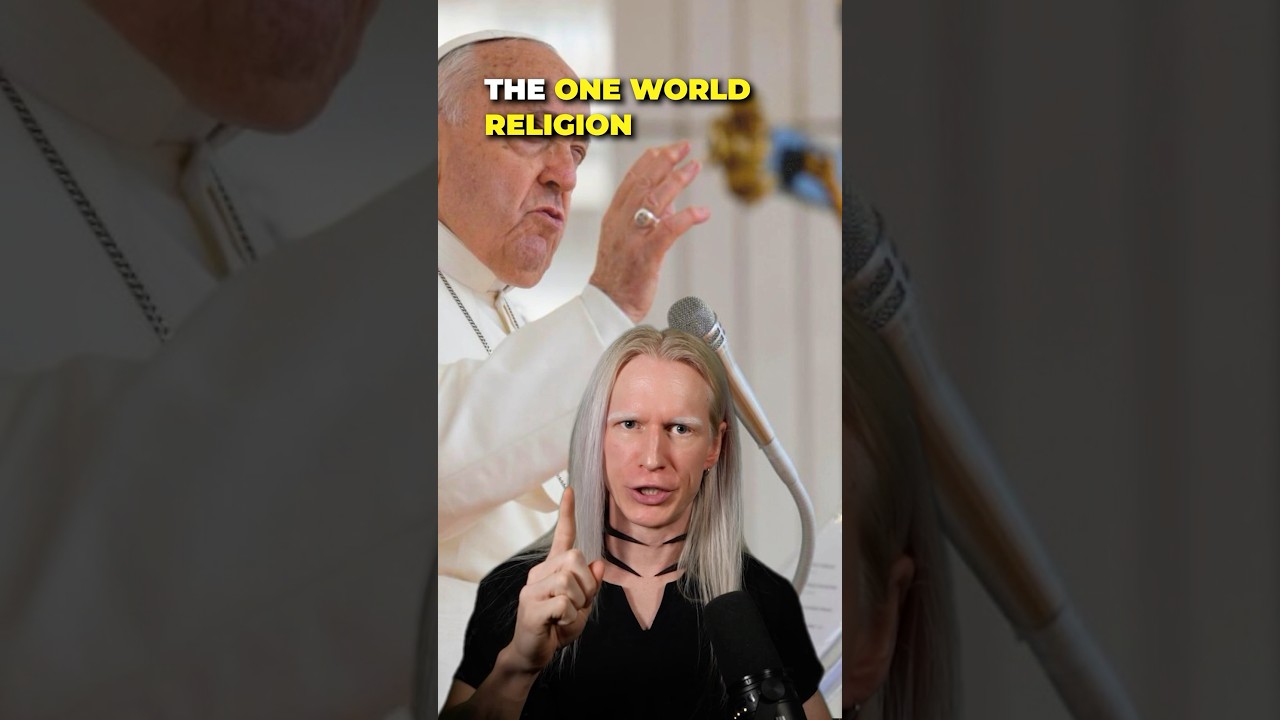 The Pope Just Announced the One World Religion!￼ #pope #endtimes #christconsciousness #exchristian