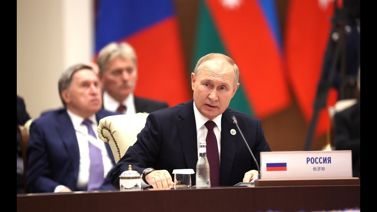 Vladimir Putin Addresses the SCO Heads of State Council   Samarkand September 2022 - ENG Subtitles
