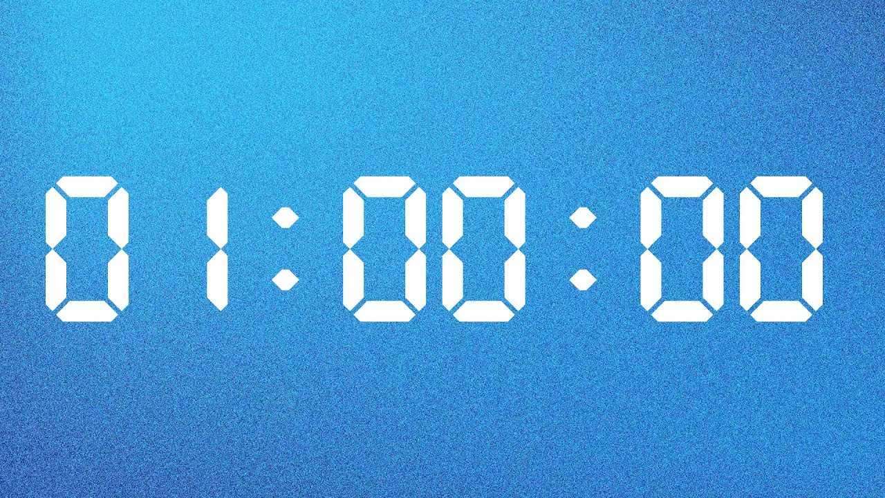 1 Hour | 60 Minute Timer to Think Clearly with Relaxed Instrumental Flow | Aqua Blue Edition | NX 🎵🎵
