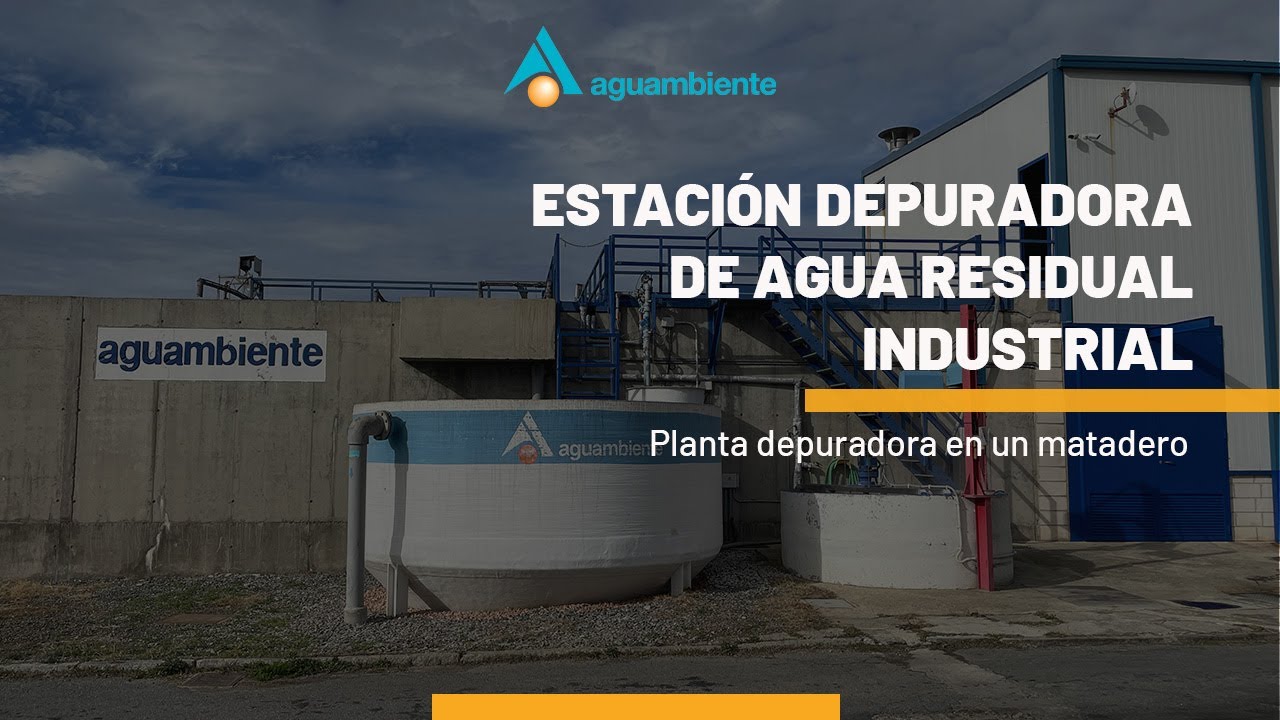 Estaci&oacute;n Depuradora de Agua Residual Industrial situada en un matadero.