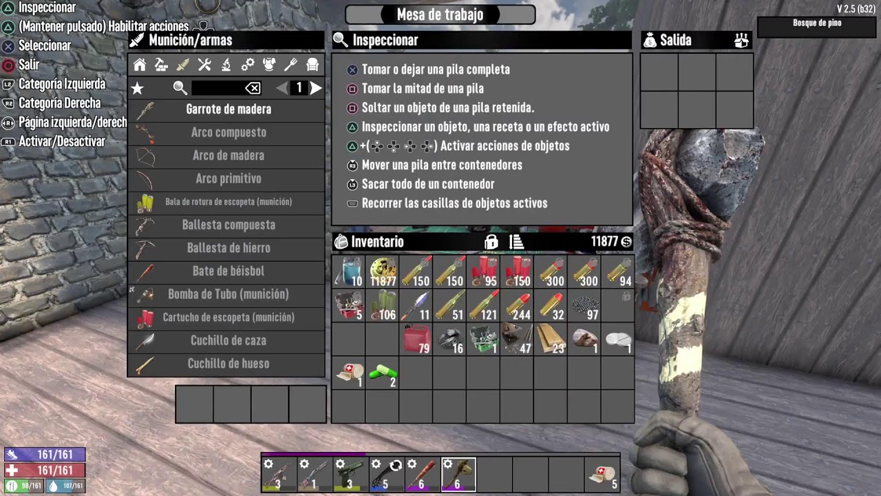 7 DAYS TO DIE Nuevo partida