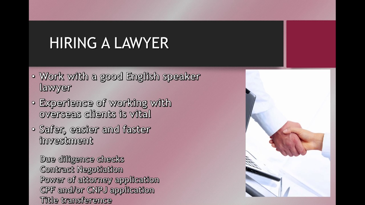 How to Buy property in Brazil, Brazil Attorney, Legal Basics