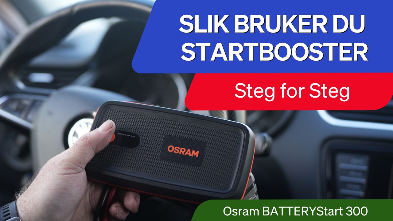 Silk bruker du Osram Startbooster i en nødssituasjon