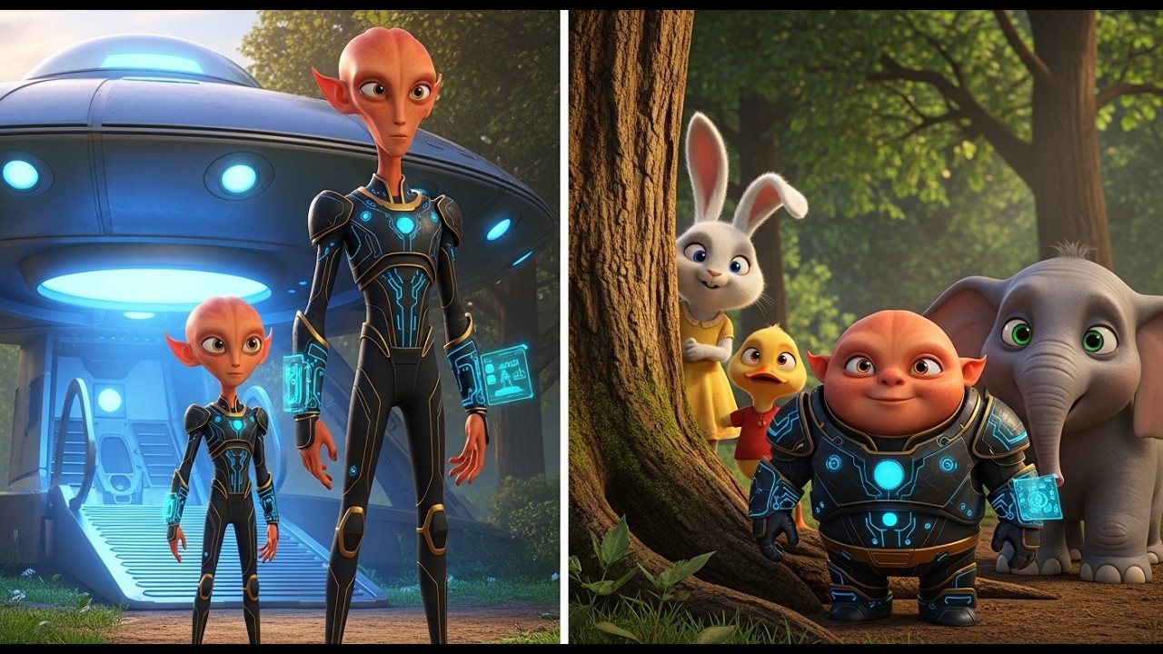 The Elephant's Rescue A Sci Fi Forest Adventure | RoRo & DoDo
