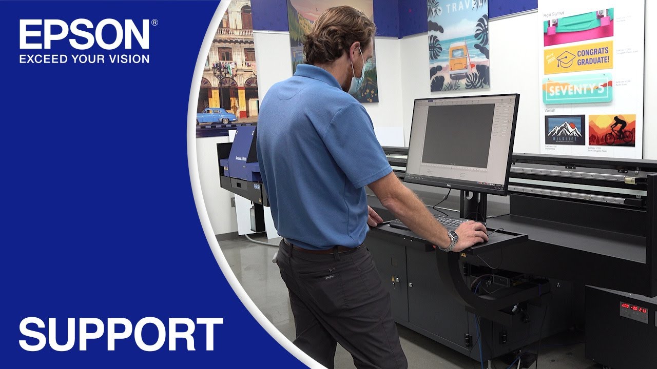 Epson SureColor V7000 | Using the Epson UV Flatbed Controller