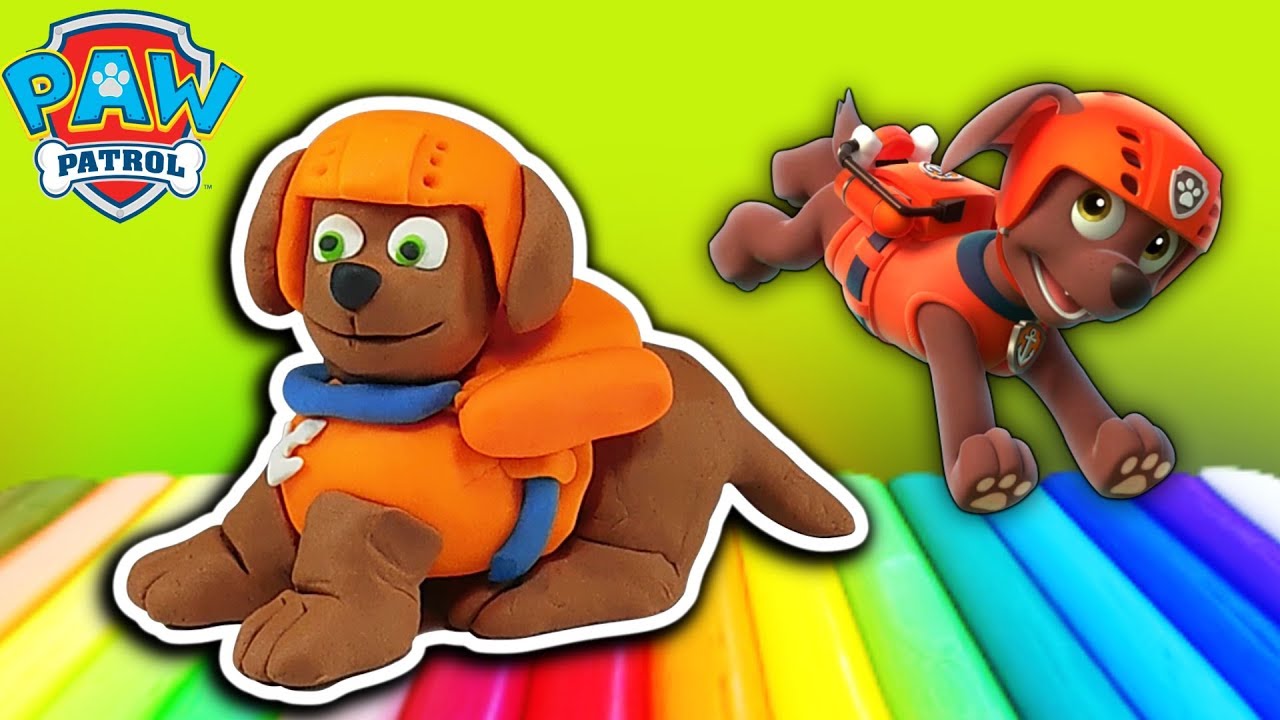 BRINCAR DE MASSINHA - PATRULHA CANINA - ZUMA - Vídeo Infantil - Massinha de Brincar - Play Doh