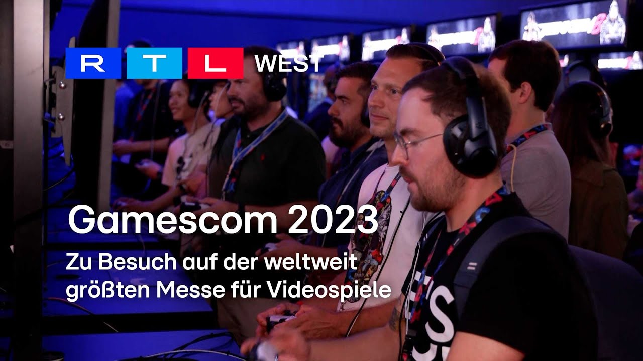 Gamescom 2023: Zu Besuch auf der weltweit größten Messe für Videospiele | RTL WEST, 23.08.2023
