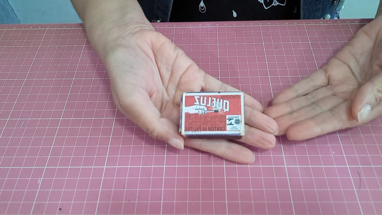 Id&eacute;ia de lembrancinha feita com reciclagem de caixa de f&oacute;sforo! Artesanato para ganhar dinheiro 
