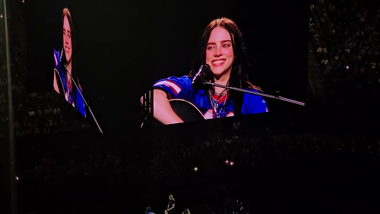 Billie Eilish-Crying Speech and Your Power San Francisco Night 1 #billieeilish