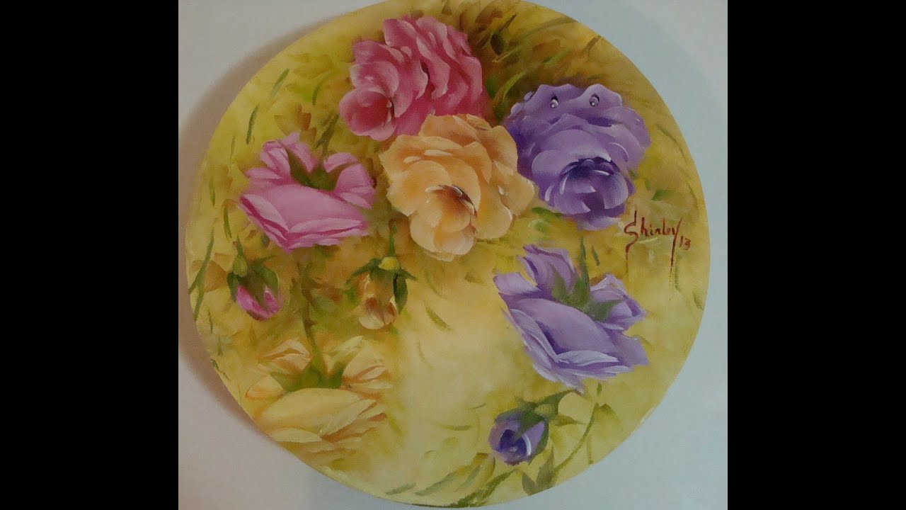 PINTURA DE ROSAS, técnica óleo sobre tela, por Shirley Sbeghen