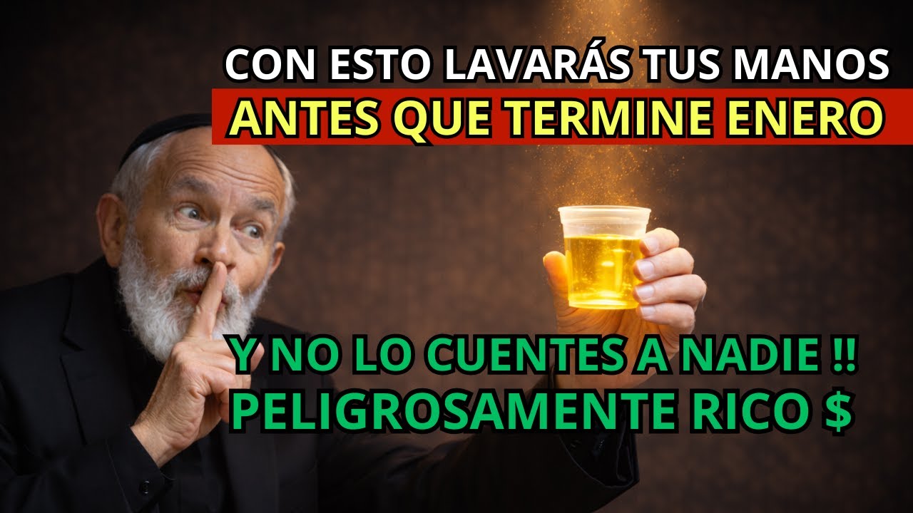 Rabino Millonario : Lávate Las Manos Con Esto Comenzando 2026 - Ritual Para Hacerte Rico