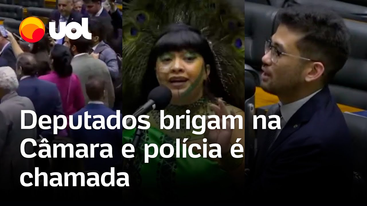 Bate-boca na Câmara: Kim Kataguiri e Célia Xakriabá discutem e polícia precisa intervir; vídeo