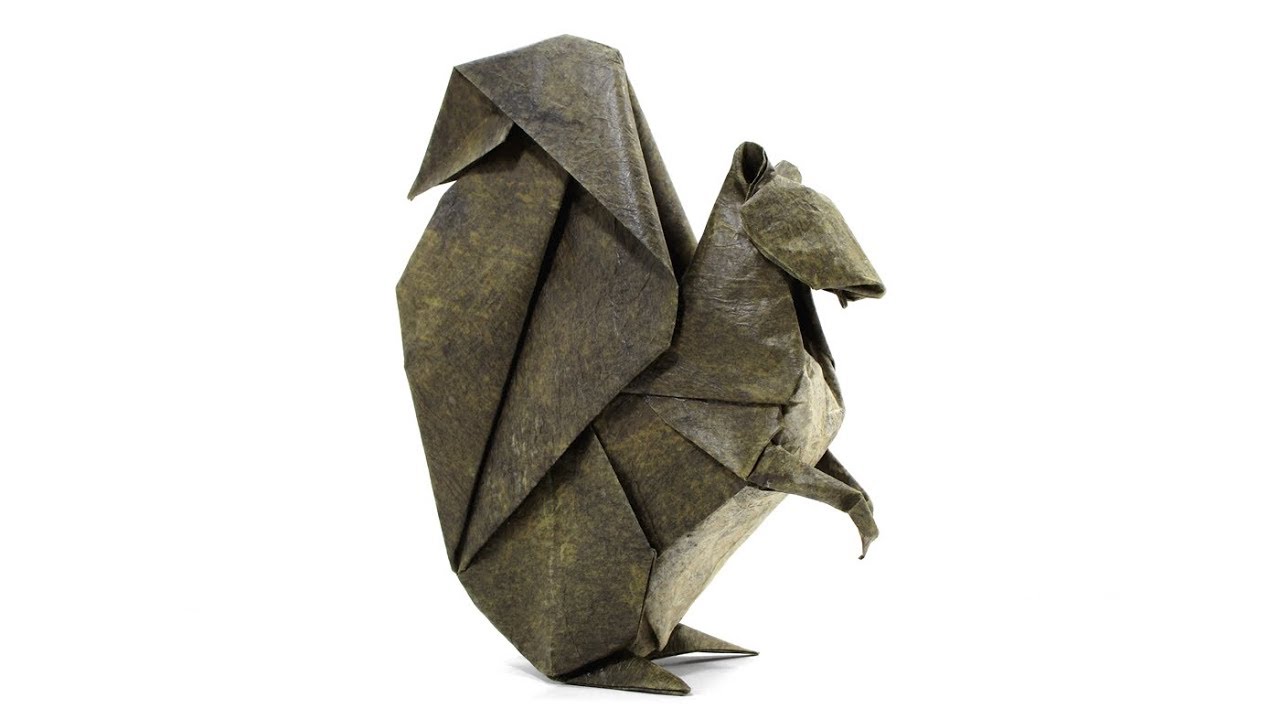 ORIGAMI SQUIRREL TUTORIAL (Michael Lafosse) 折り紙 リス ARDILLA
