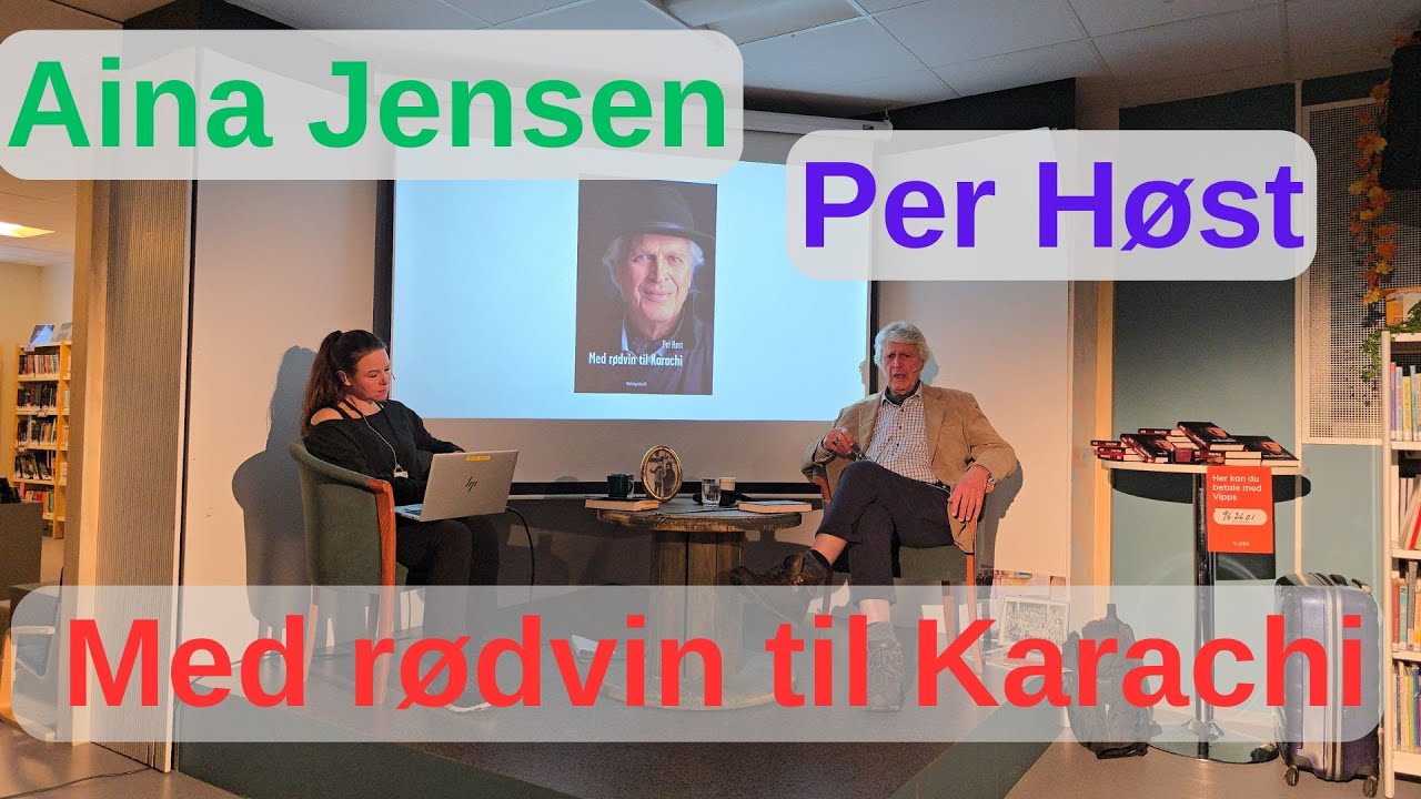 Fredagspåfyll: Med rødvin til Karachi – Per Høst i samtale med Aina Jensen