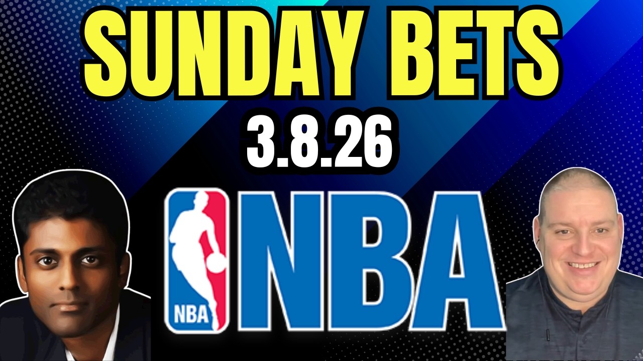Sunday NBA Picks - 3/8/26 l Craig Trapp & Indian Cowboys NBA Picks & Predictions