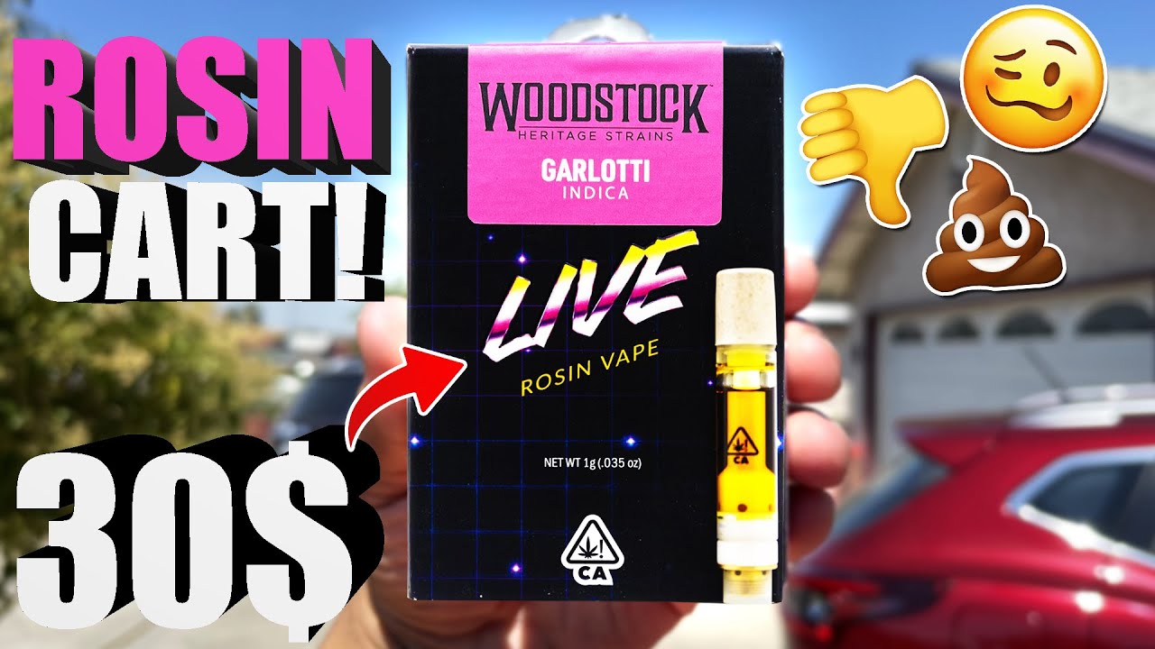 MY FIRST ROSIN CART... | WOODSTOCK LIVE ROSIN | CHEAP CARTS #75