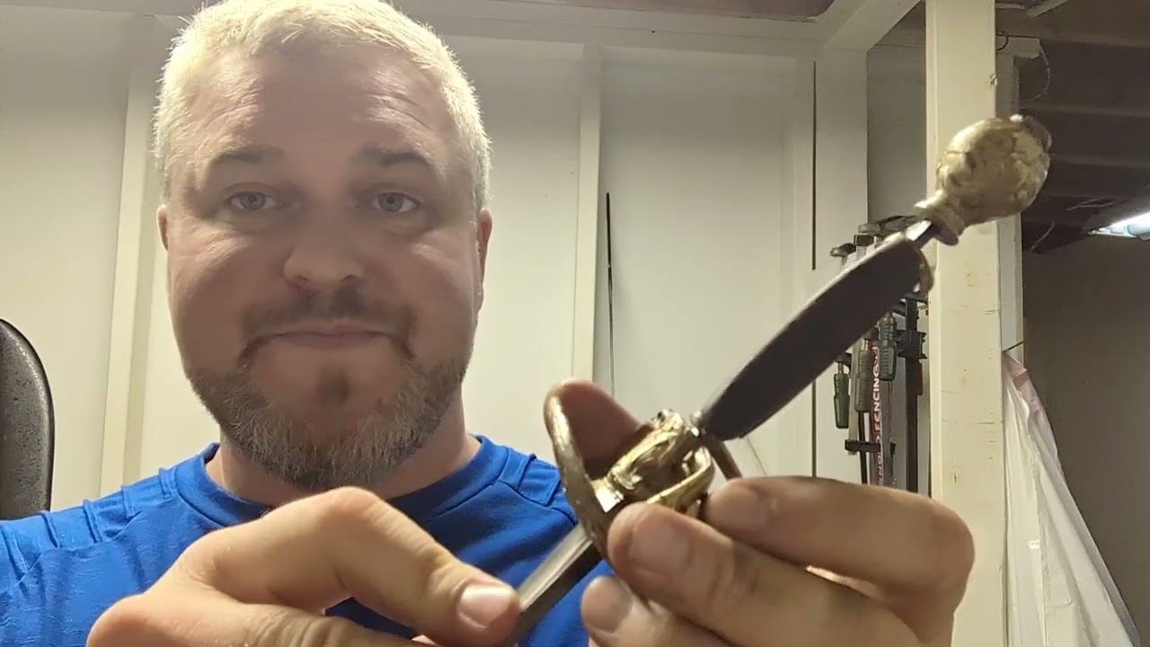 Antique Sword Cleaning - Casual Spadroon Shine