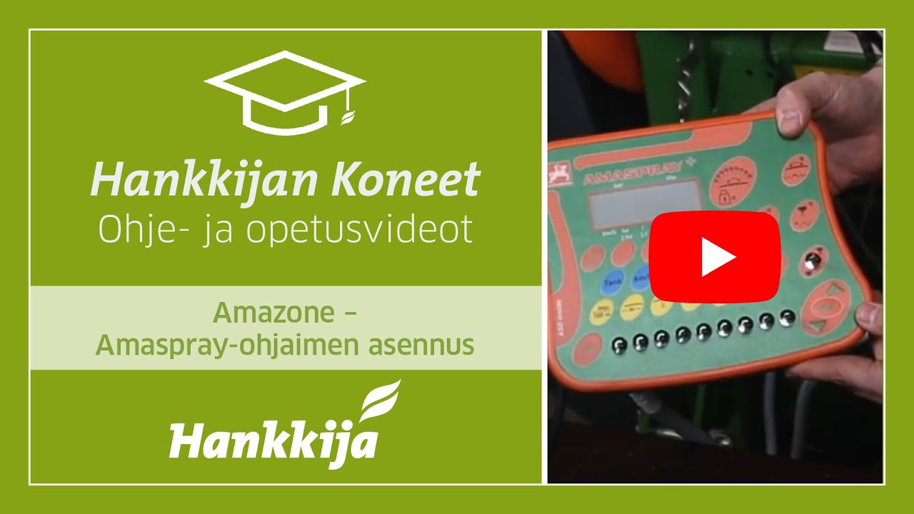 Amaspray-ohjaimen asennus | AMAZONE | Opetusvideot
