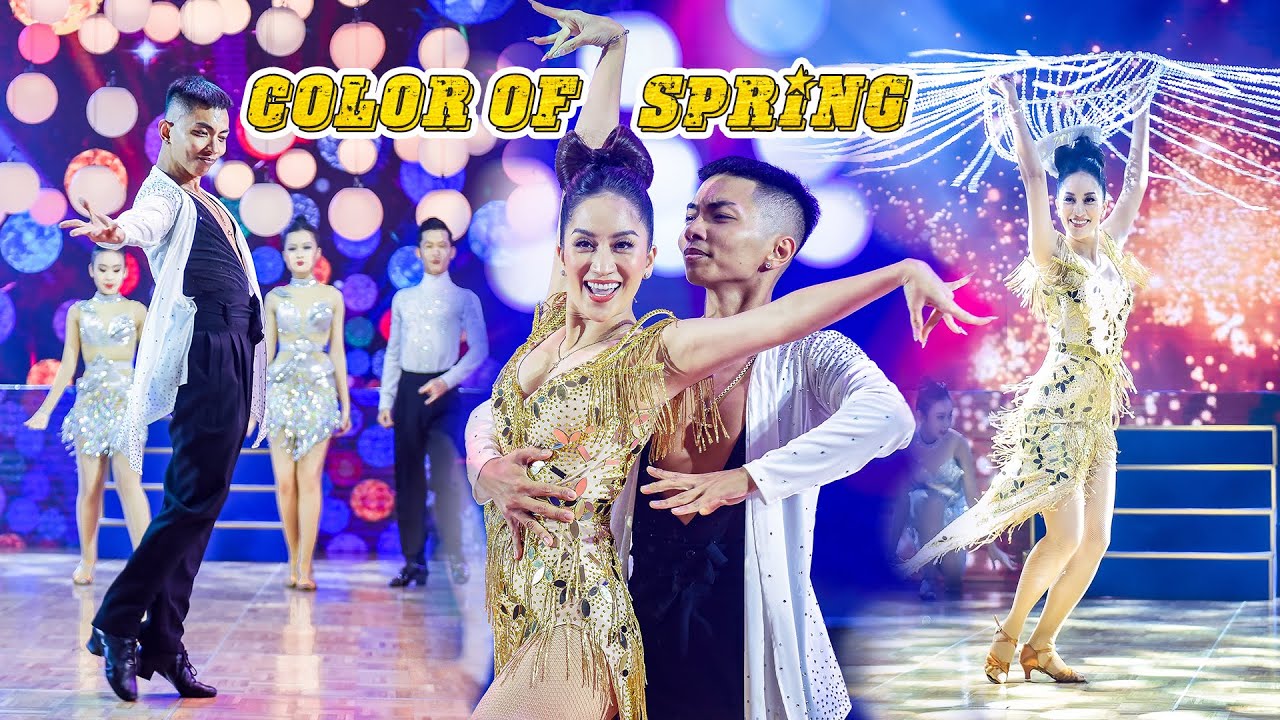 Mãn nhãn với vũ điệu Color Of Spring của Khánh Thi Phan Hiển & KTA Team | Dancesport