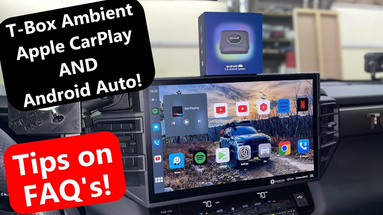 CarLinkIt Ambient, совершенно новый модуль... Apple CarPlay и Android Auto... Live TV/Netflix/You...