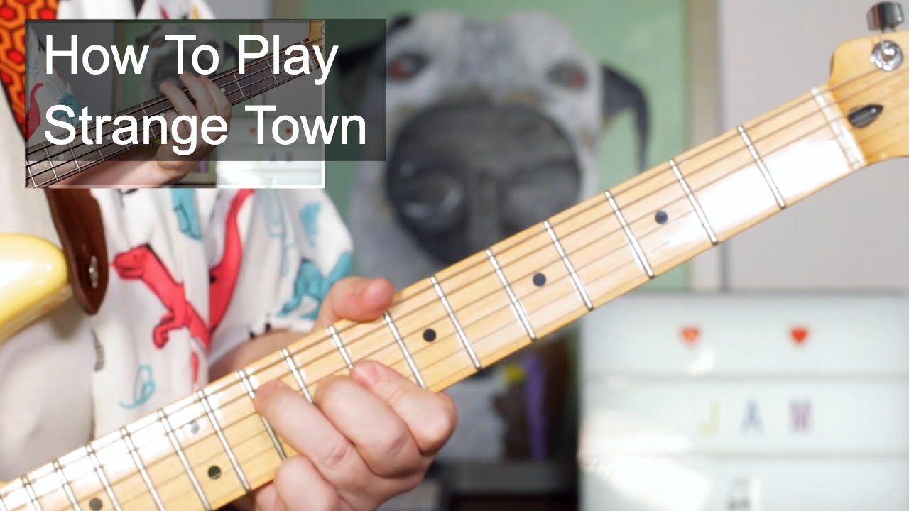 'Strange Town' The Jam Guitar & Bass Lesson