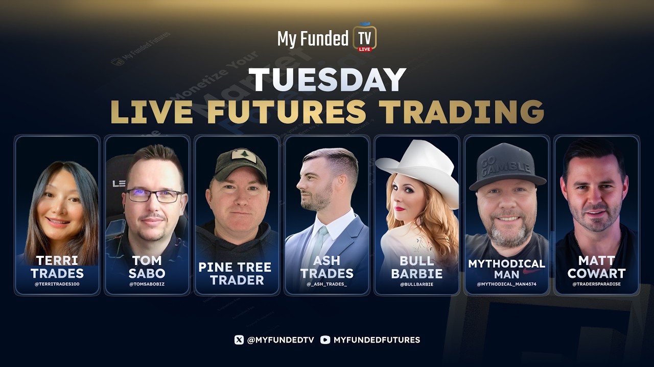 Tuesday: Live Futures Trading & Market Talk | MyFundedTV 03/10/26