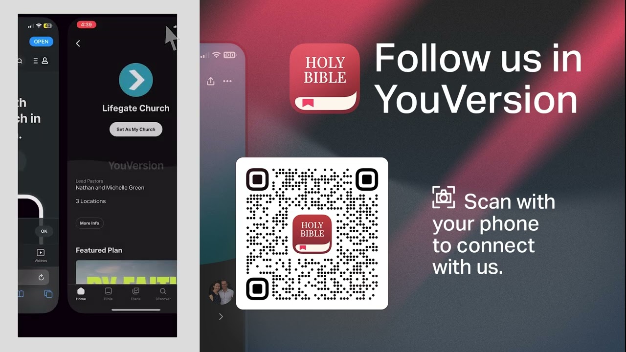 How to connect with us on the YouVersion app 📱👍