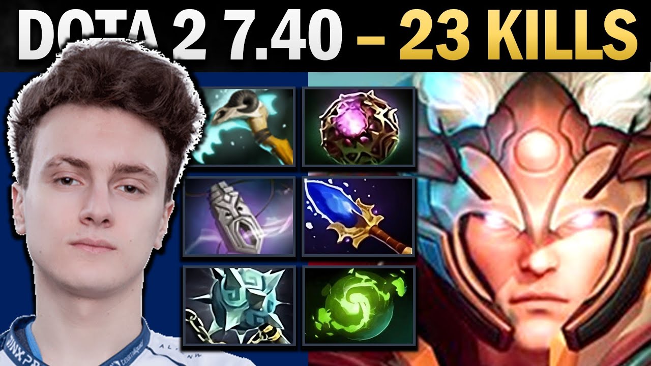 Invoker MID with Pro 23 Kills and Gleipnir - Gameplay Dota