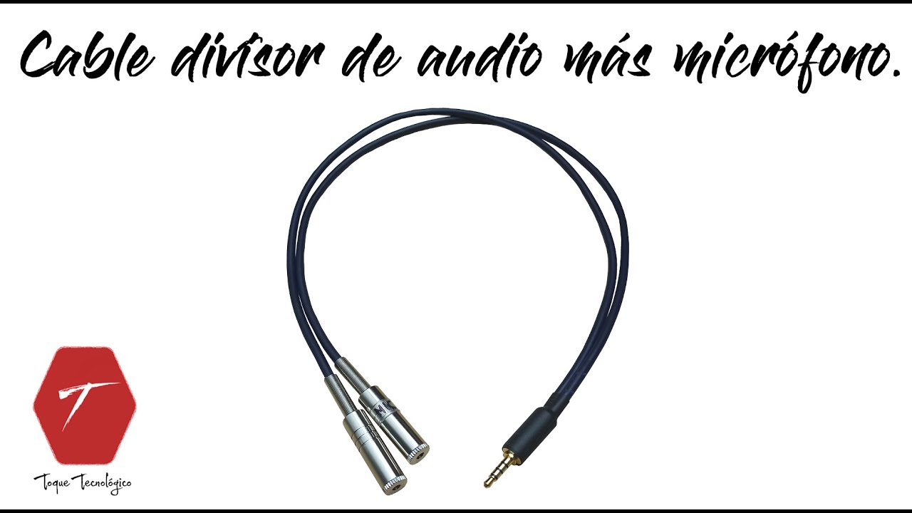 Como ensamblar / hacer /reparar Cable divisor de audio y micrófono con plug TRRS 3.5mm