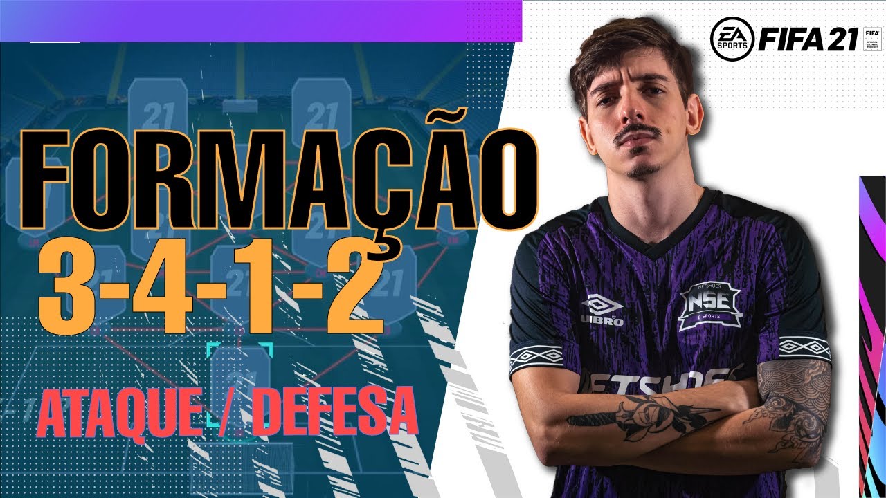 MELHOR FORMAÇÃO DE ATAQUE DO FIFA 21? A 3412 DA MALDADE!