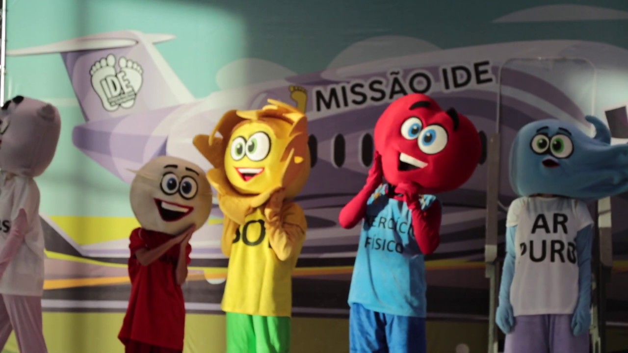OS 8 AMIGUINHOS DA SAÚDE NO CONGRESSO INFANTIL MISSÃO IDE