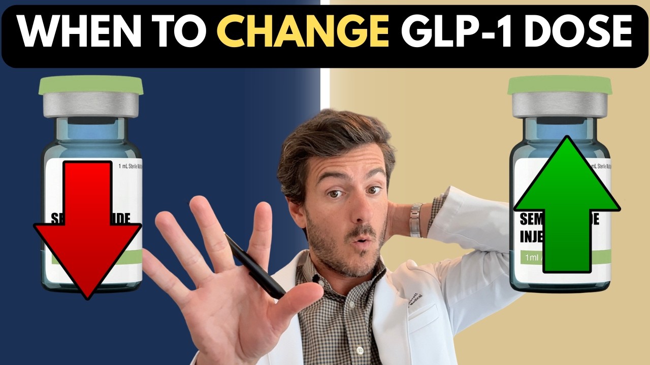 When to increase your GLP1 dose (Dr. Stirrett Explains)