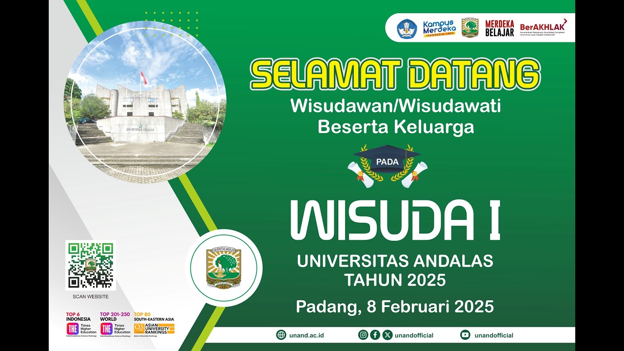 UNIVERSITAS ANDALAS - WISUDA I 2025