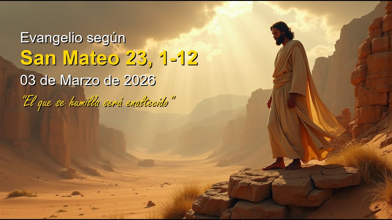 3 Mar 2026 - Evangelio según San Mateo 23, 1-12 Musicalizado