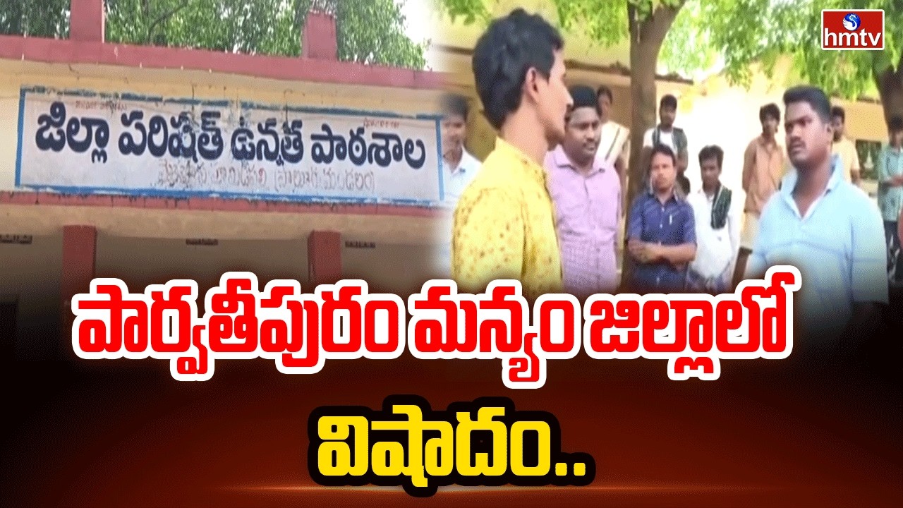 పార్వతీపురం మన్యం జిల్లాలో విషాదం | Parvathipuram | hmtv