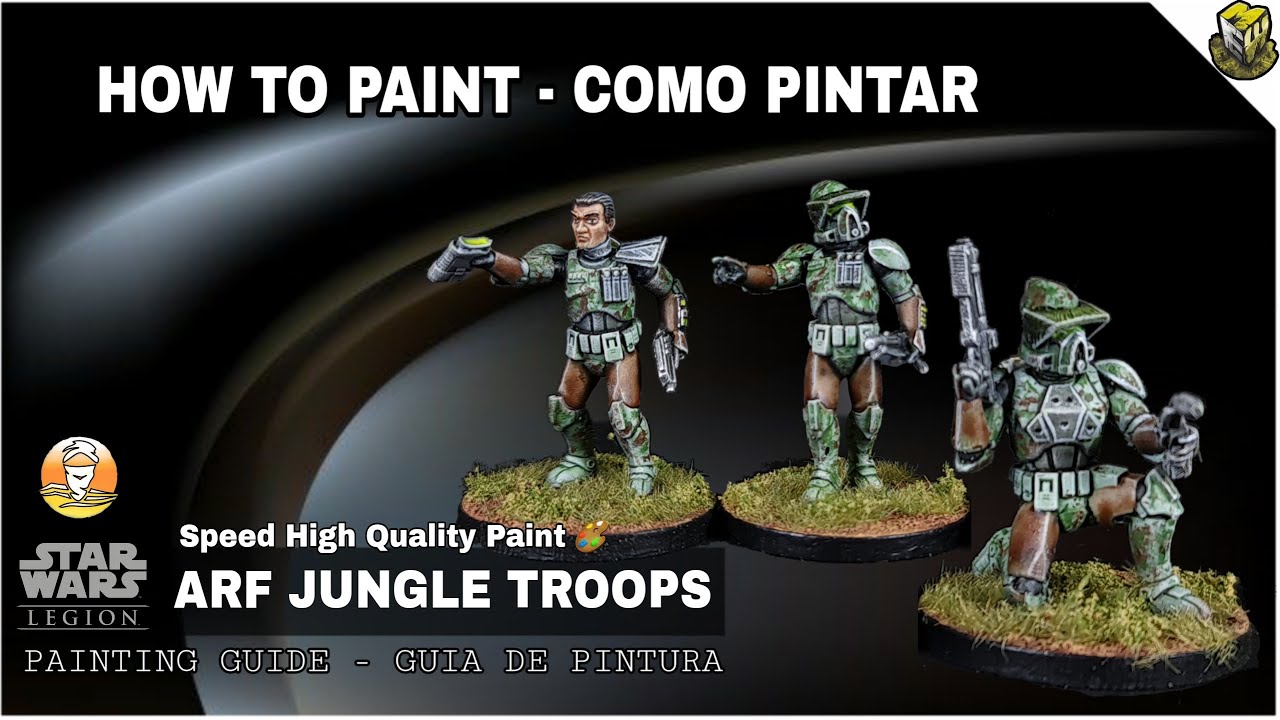 STAR WARS LEGION: (CLONES ARF, JUNGLE CAMO 
