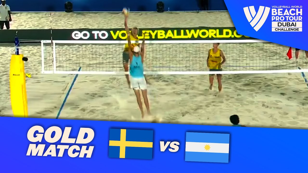Åhman/Hellvig vs. Capogrosso T./Capogrosso N. - Gold Match Highlights Dubai 2022 #BeachProTour