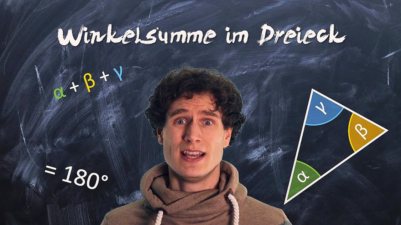 Winkelsumme im Dreieck - einfach erklärt