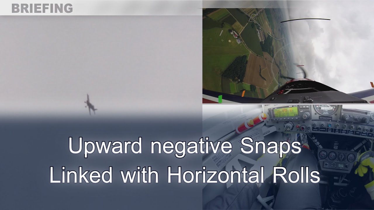 Upward negative Snaps -- Linked with Horizontal Rolls