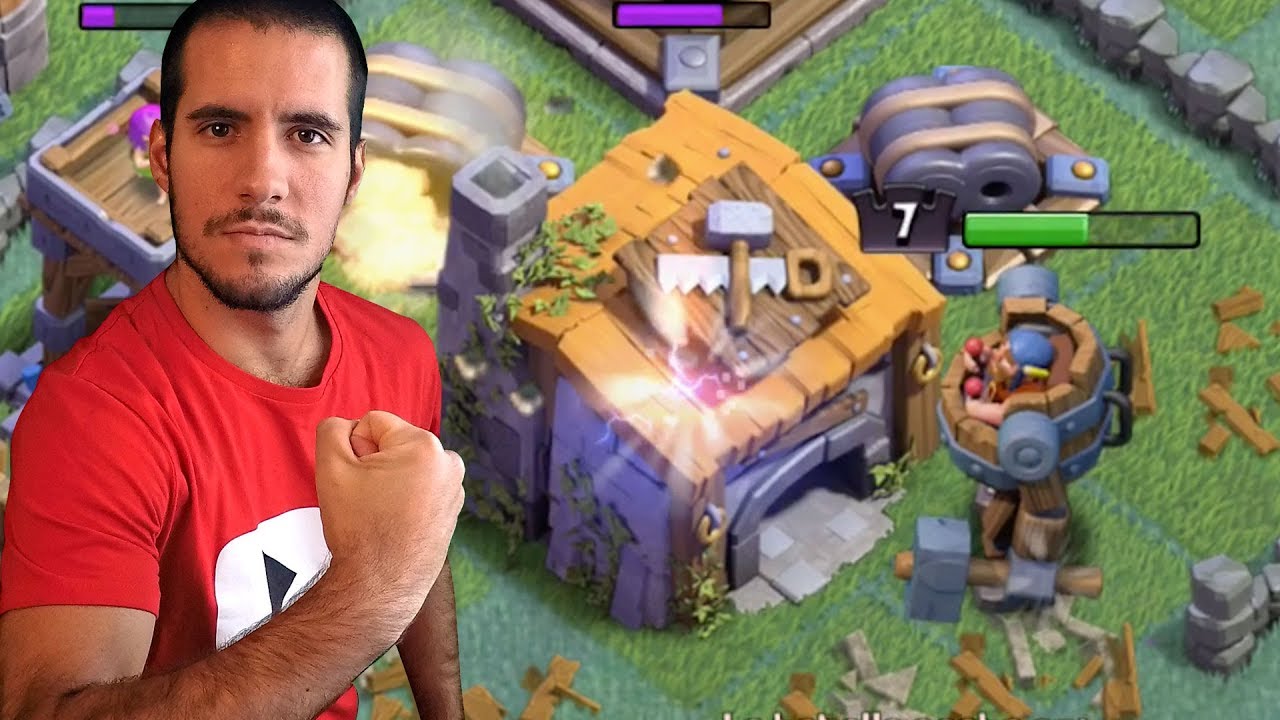 A POR MAQUINA BELICA 10 - MEJORANDO SIN PARAR - TALLER DE CONSTRUCTOR | CLASH OF CLANS