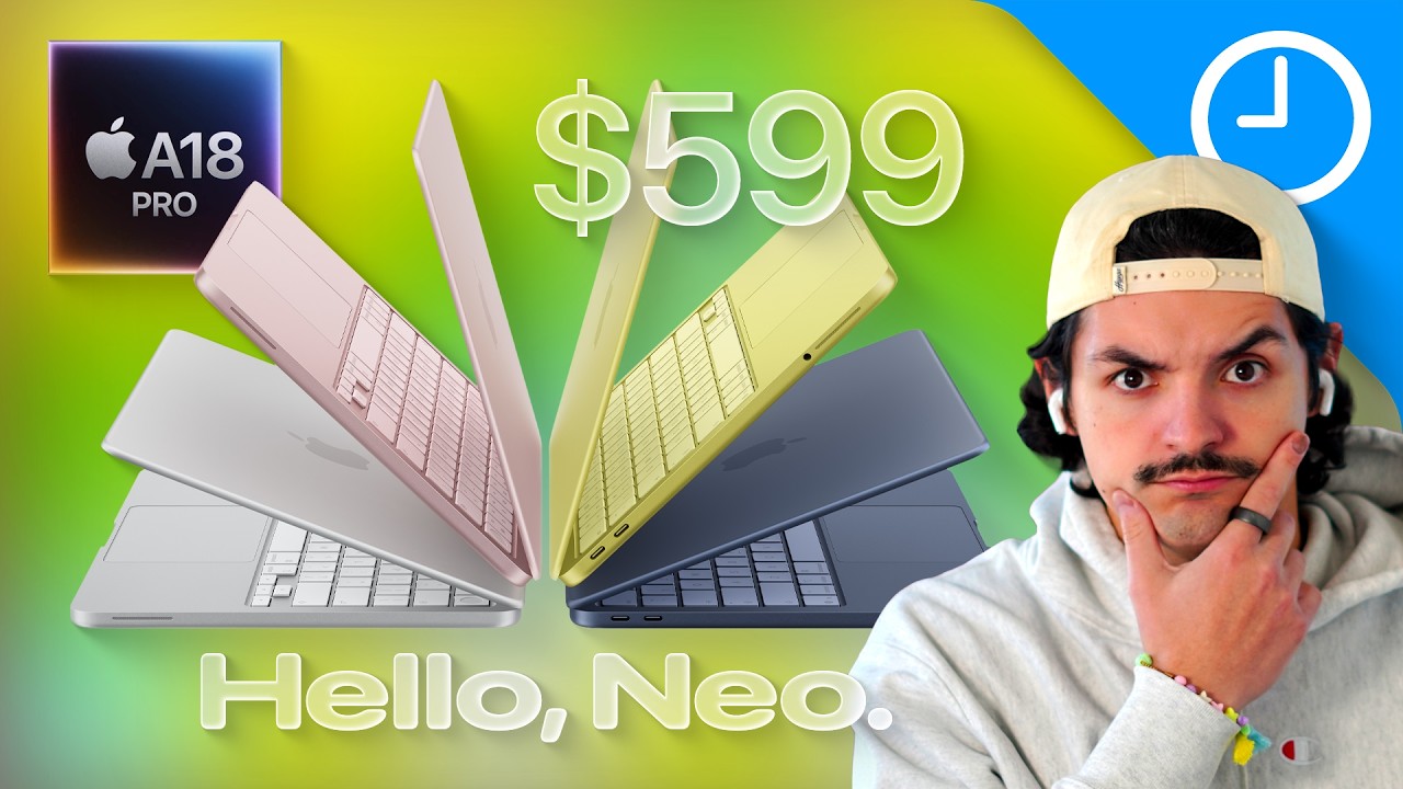 MacBook Neo Is Here! | Apple’s $599 Laptop with an iPhone Chip
