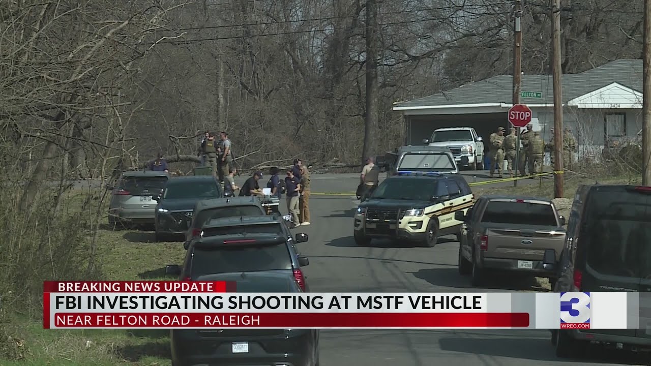 FBI investigates shooting at task force vehicle
